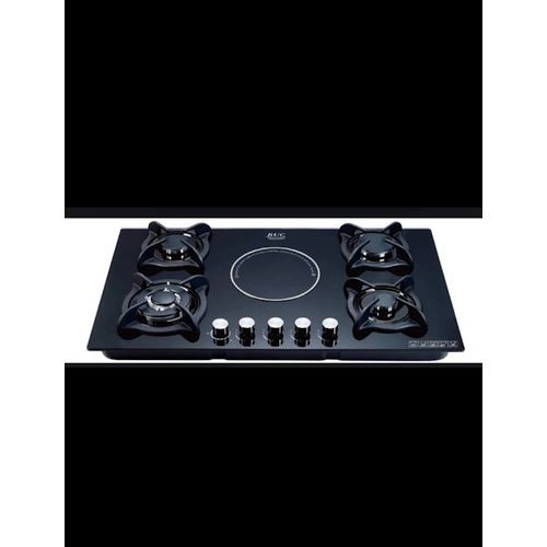 Built-in Gas Hob 4 Gas And 1 Electric