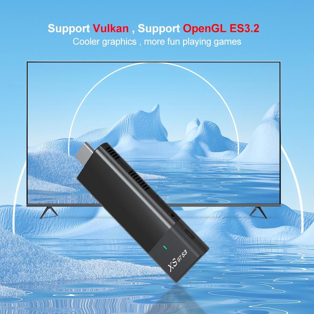 TV Stick for Android 10.0 Smart TV Box Streaming Media Player Streaming Stick 4K Support HDR with Remote Control(1GB RAM + 8GB ROM)