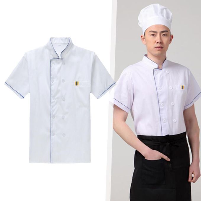 Chef Coat Catering Workwear Barista Adult Sweat Absorbing Cook L