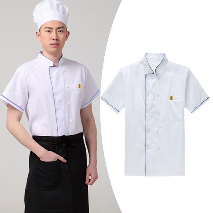 Chef Coat Catering Workwear Barista Adult Sweat Absorbing Cook L