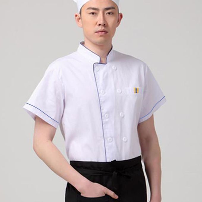 Chef Coat Catering Workwear Barista Adult Sweat Absorbing Cook L