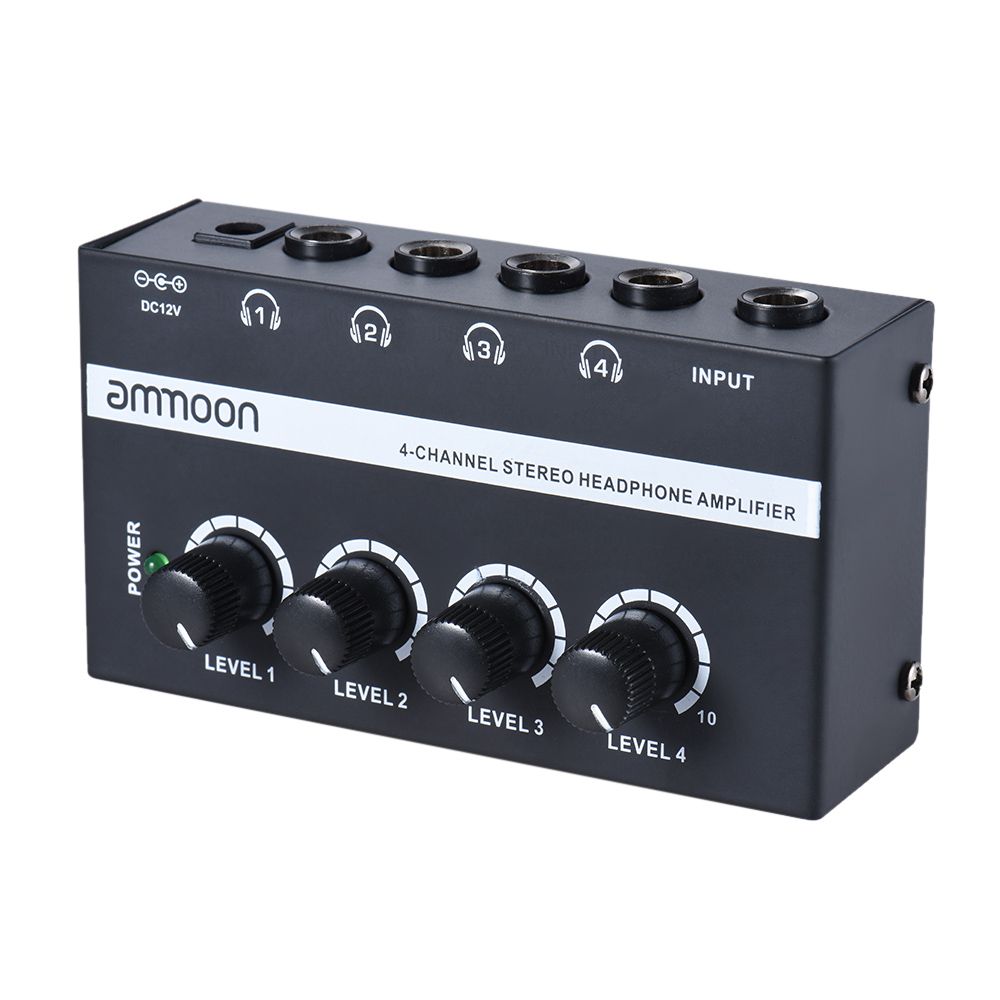 Ammoon HA400 Ultra-compact 4 Channels Mini Audio Stereo
