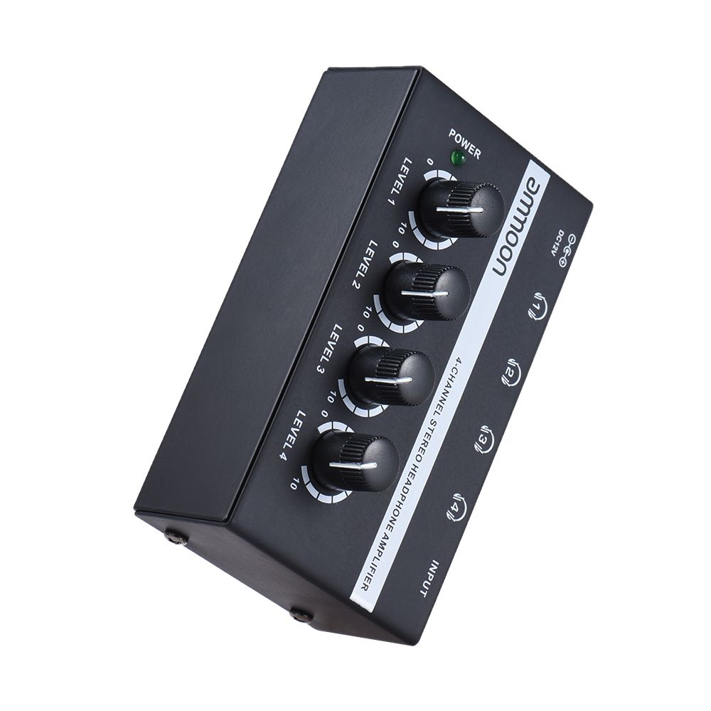 Ammoon HA400 Ultra-compact 4 Channels Mini Audio Stereo