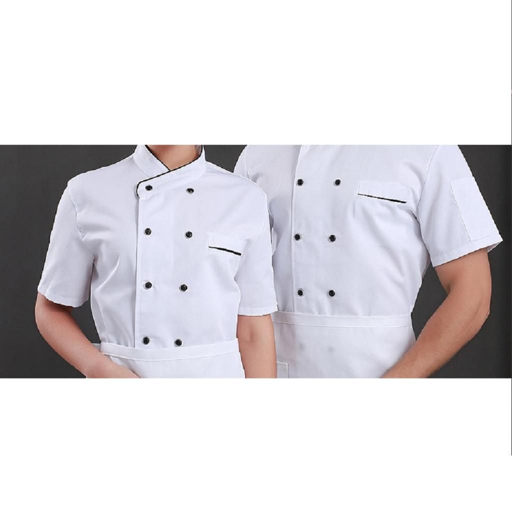 Durable Chef Jacket Coat Hotel Kitchen Thin Waiter XL