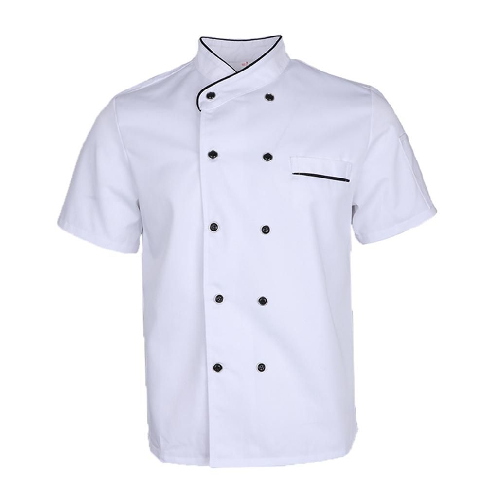 Durable Chef Jacket Coat Hotel Kitchen Thin Waiter XL