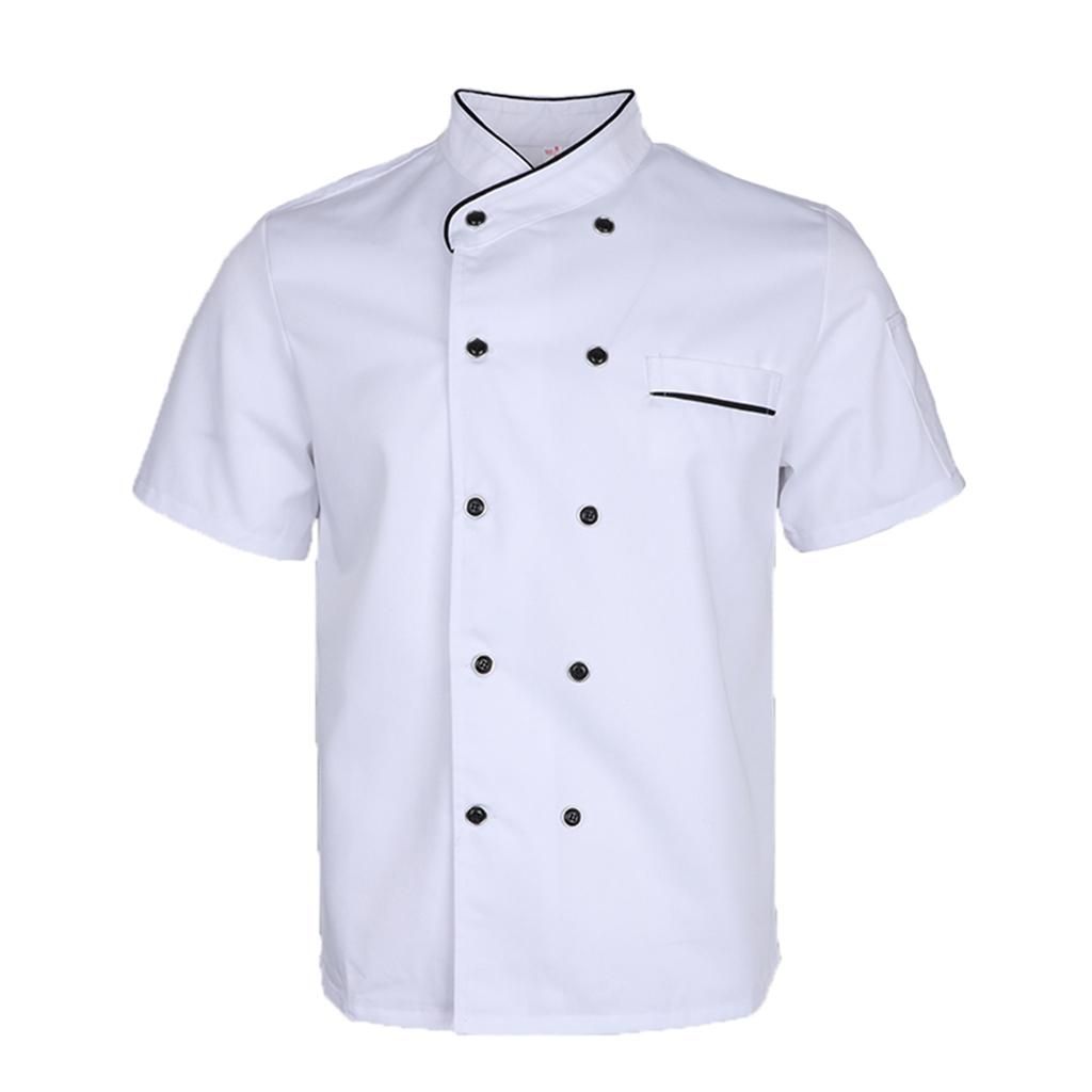 Durable Chef Jacket Coat Hotel Kitchen Thin Waiter XL