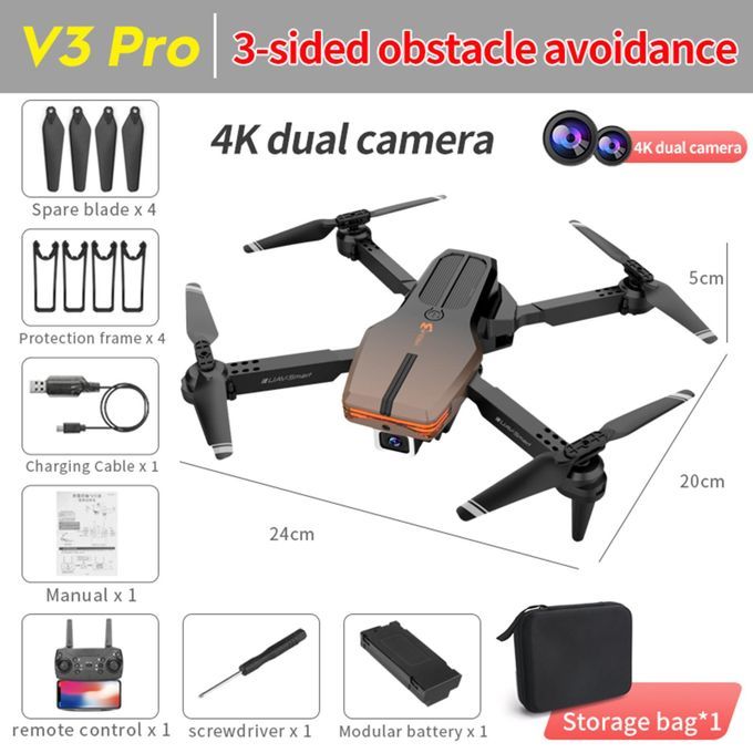 RC  One-Key Return RC   With 2 Camera 1 Battery