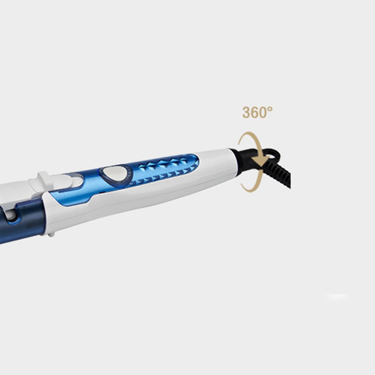 Conical Ceramic Hair Curling  Wand Electric Hair  EU Blue Blue