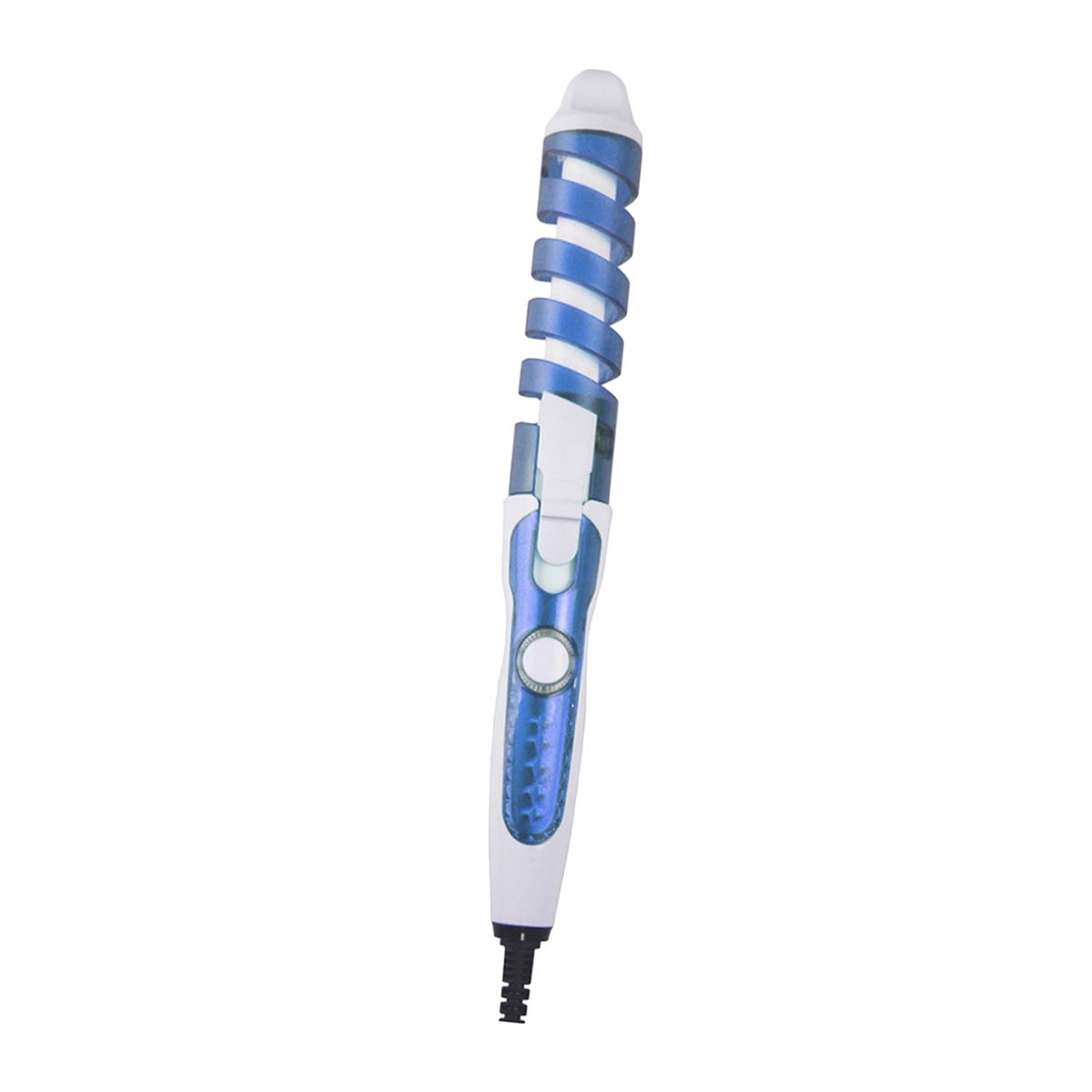 Conical Ceramic Hair Curling  Wand Electric Hair  EU Blue Blue