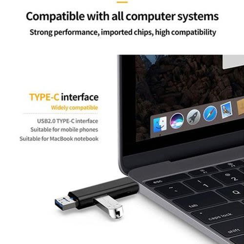 Multifunctional OTG Card Reader 5-in-1 - Black
