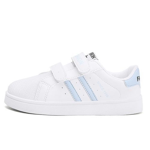 Girls' White Shoes PU Leather Youth Shoes Kid's Fashion Sneakers