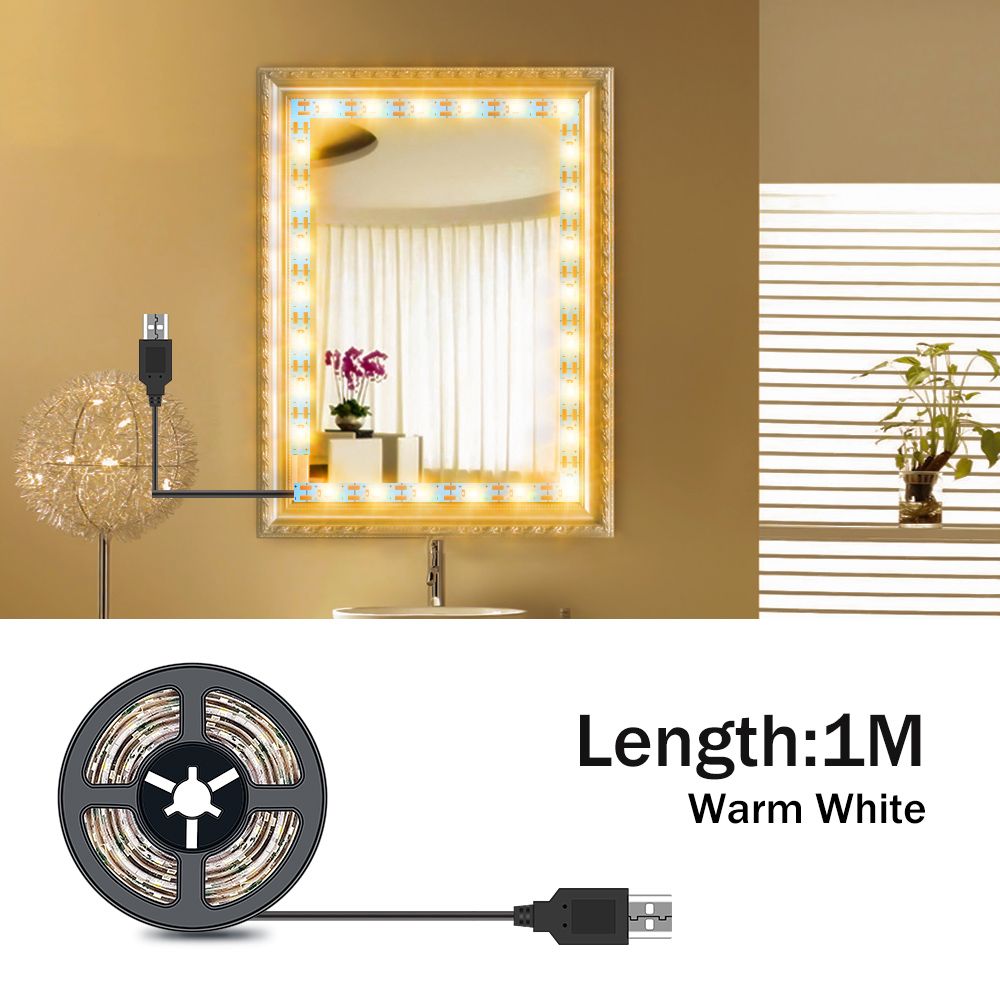 USB Dressing Table Light Wall Lamp LED-1M Warm White