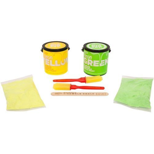 RoseArt Washable Sidewalk Chalk Paint Glitter (2-pack)