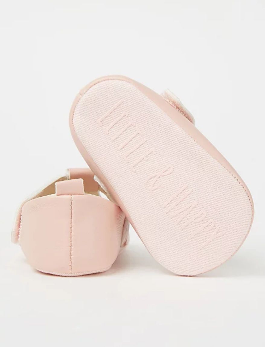 Newborn/Toddler Baby Girl Pink T-Bar Shoes