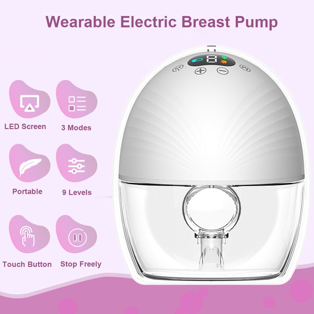 Portable Wearable Breast Pump Hands Free Electric Breast
