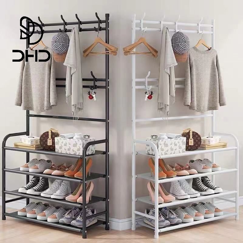 Multifunctional Shoe Rack Organizer Storage Hat Coat Rack