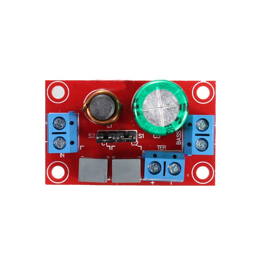 HP Adjustable Treble Bass 2 Way Audio Frequency Divider Speaker Crossover Filters