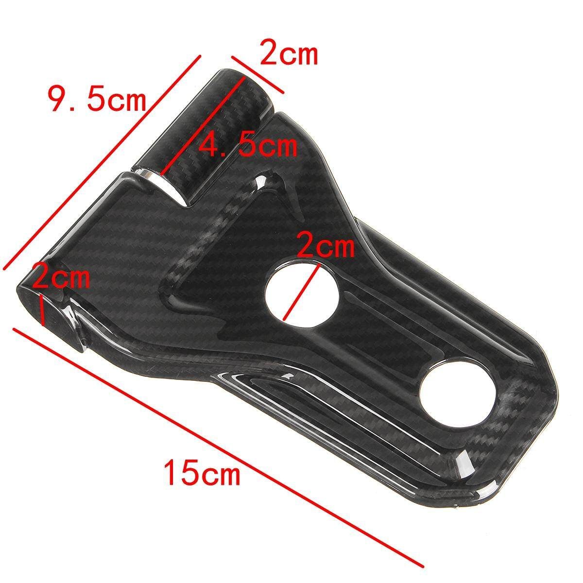 16pcs Carbon Fiber ABS Car Door Hinge Cover Trim For Jeep JL 4dr 18-19