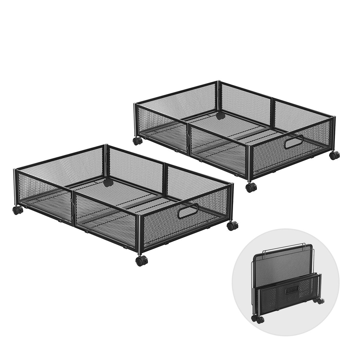 Sturdy Detactchable Storage Box Metal Storage Container With