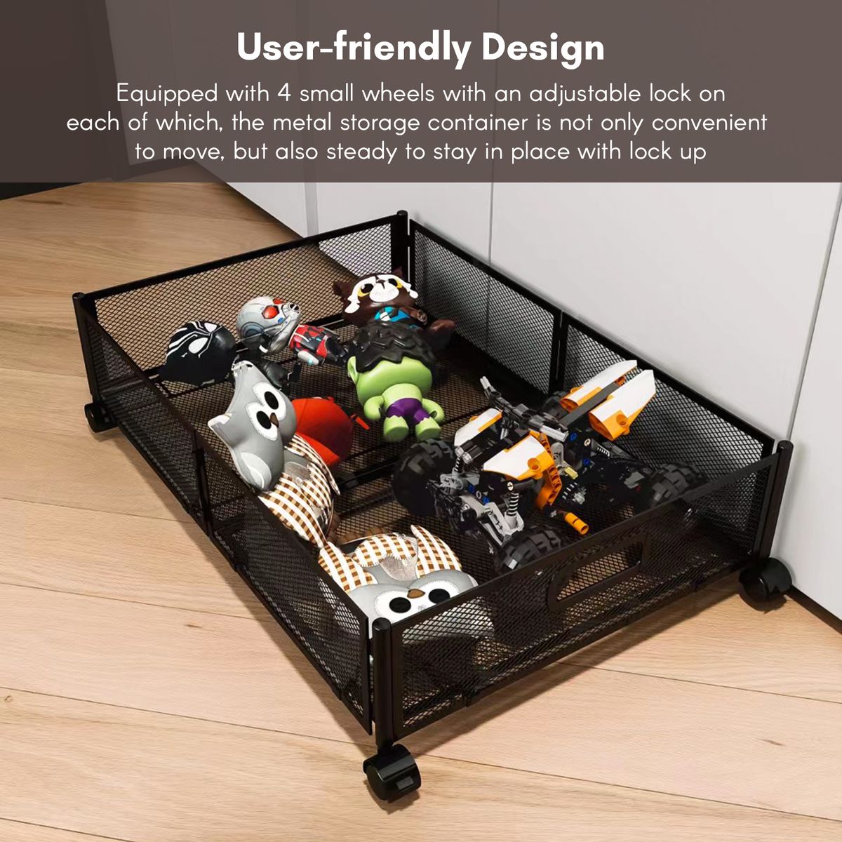 Sturdy Detactchable Storage Box Metal Storage Container With