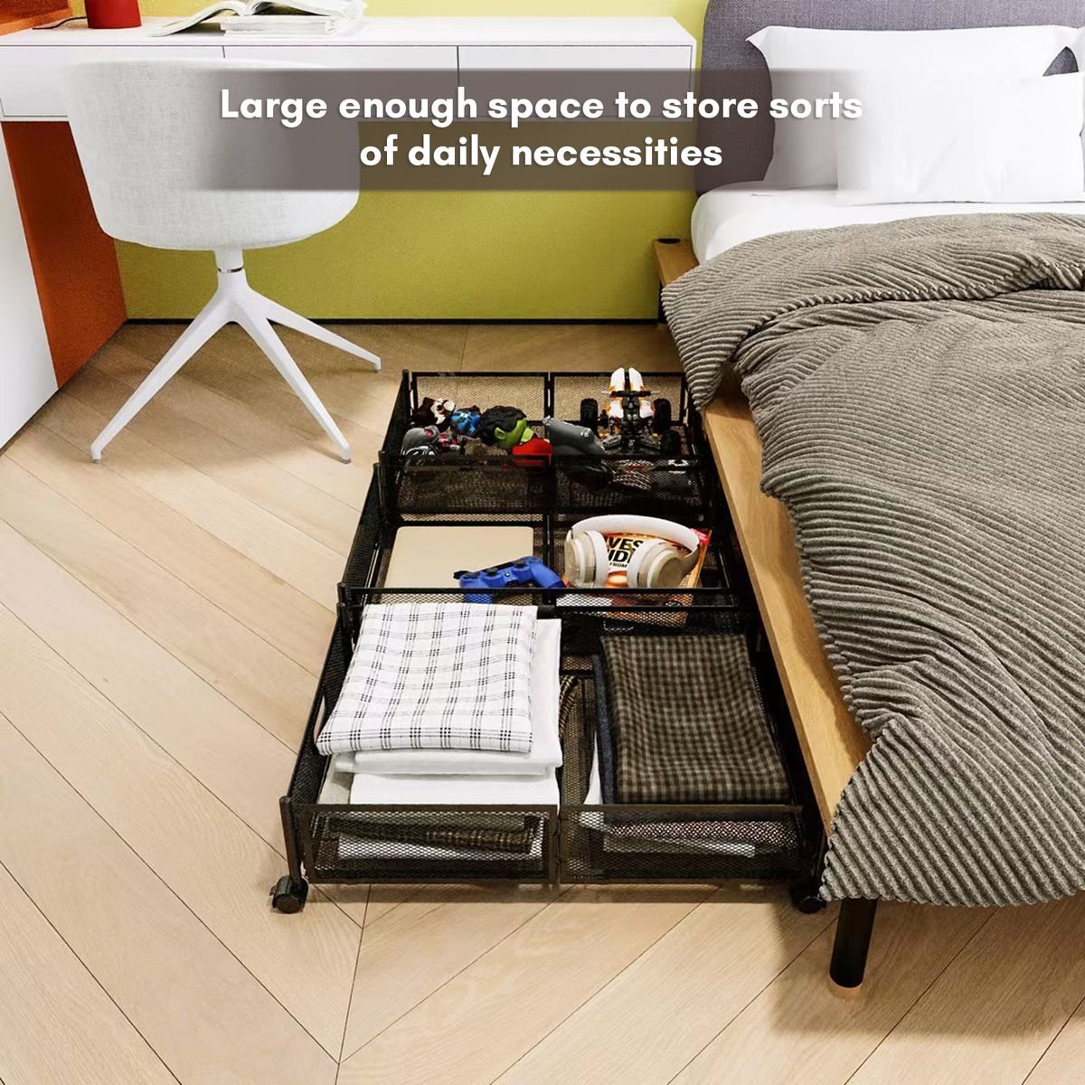 Sturdy Detactchable Storage Box Metal Storage Container With