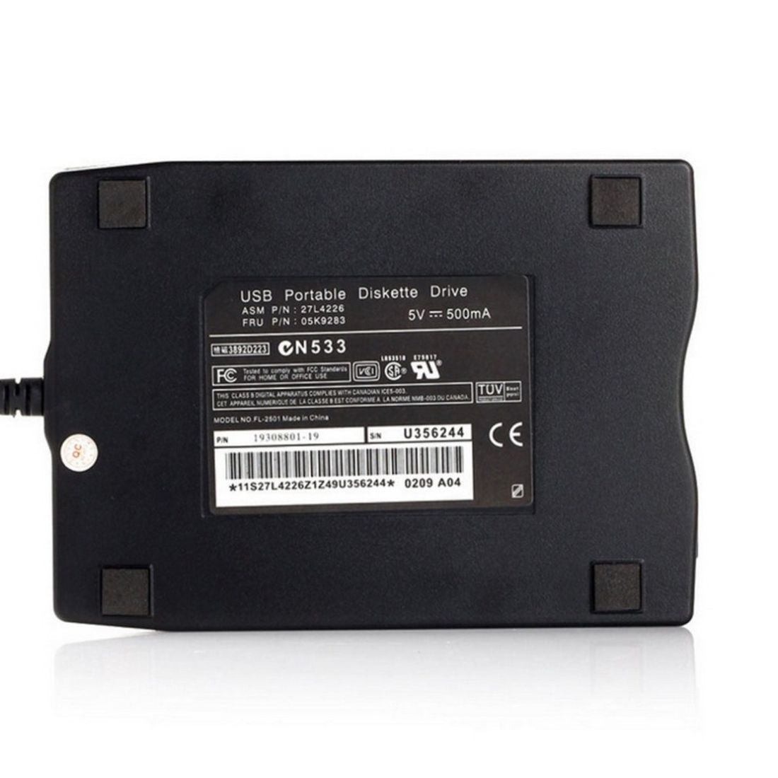 3.5 Inch 1.44MB USB External Floppy Diskette Drive