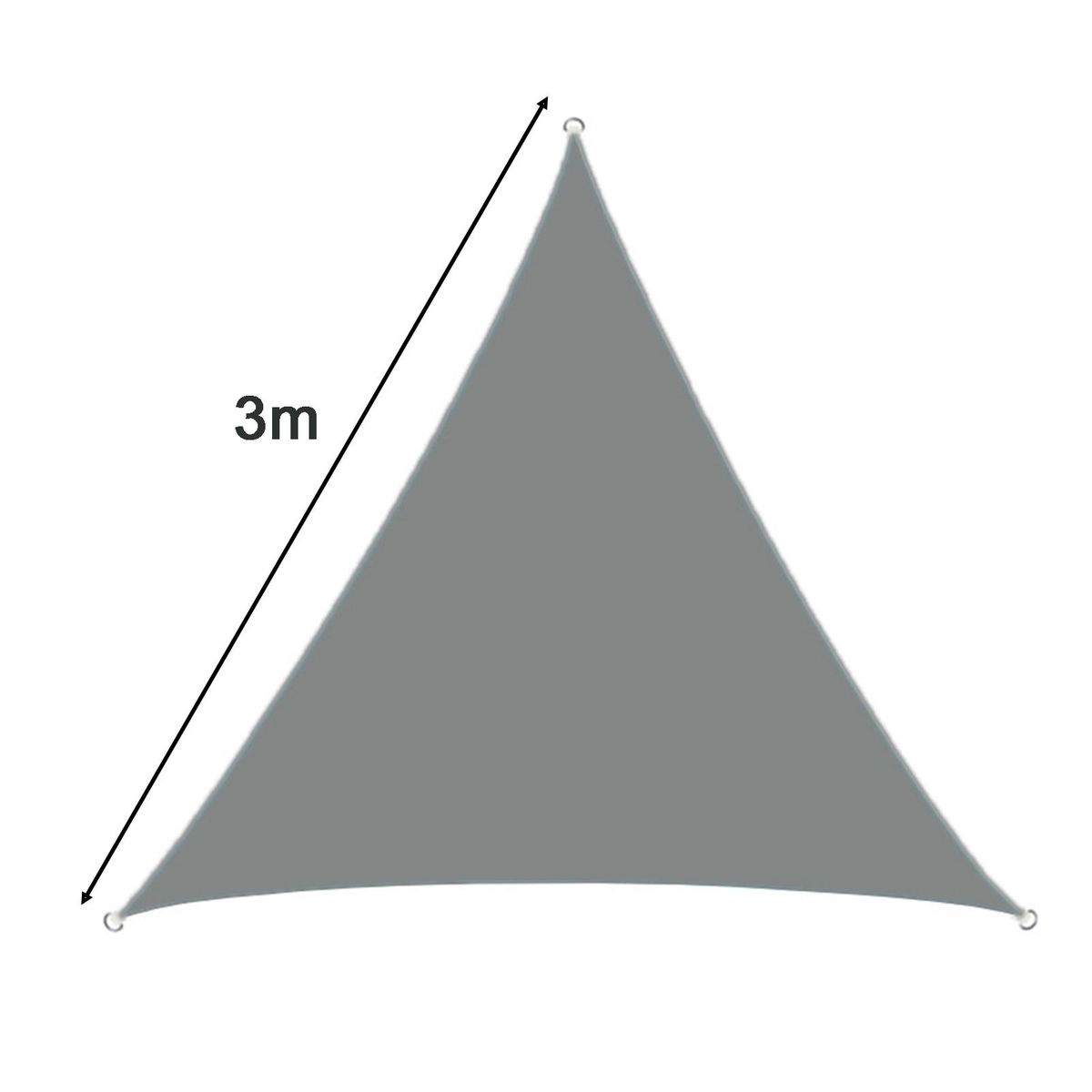 Sun Shade Cloth High Stability Sun Shade Canopy Grey