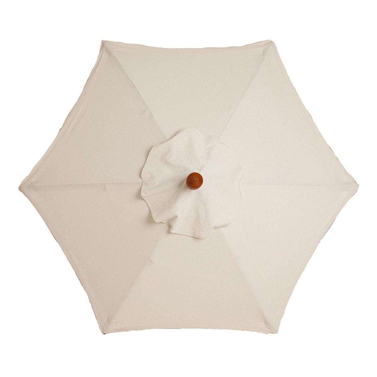 2m Outdoor Patio Umbrella Canopy Sun Protection Market Table Hanging Beige