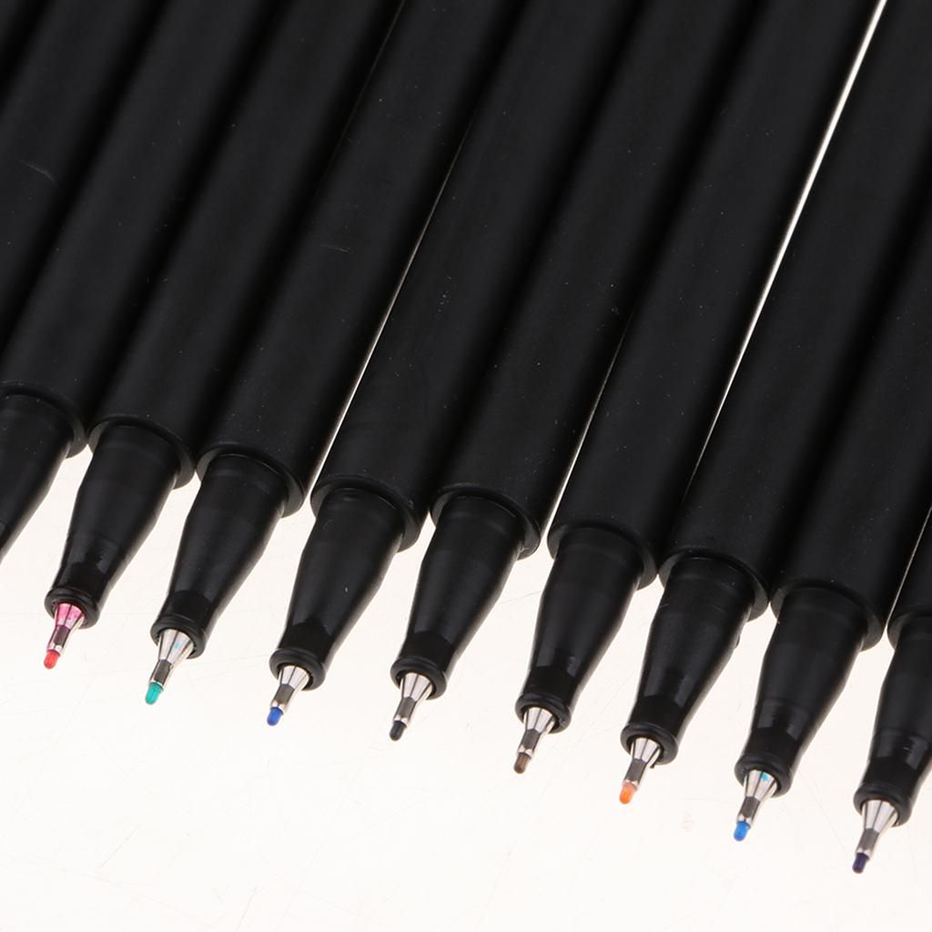 24 Colors Waterproof Acrylic Pens Acrylic Marker Pen Foliation Pen Set
