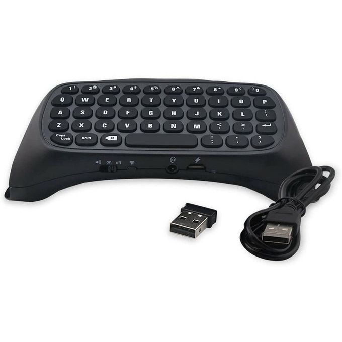 PS4 Keyboard 2.4G Wireless Chatpad For SONY Playstation 4