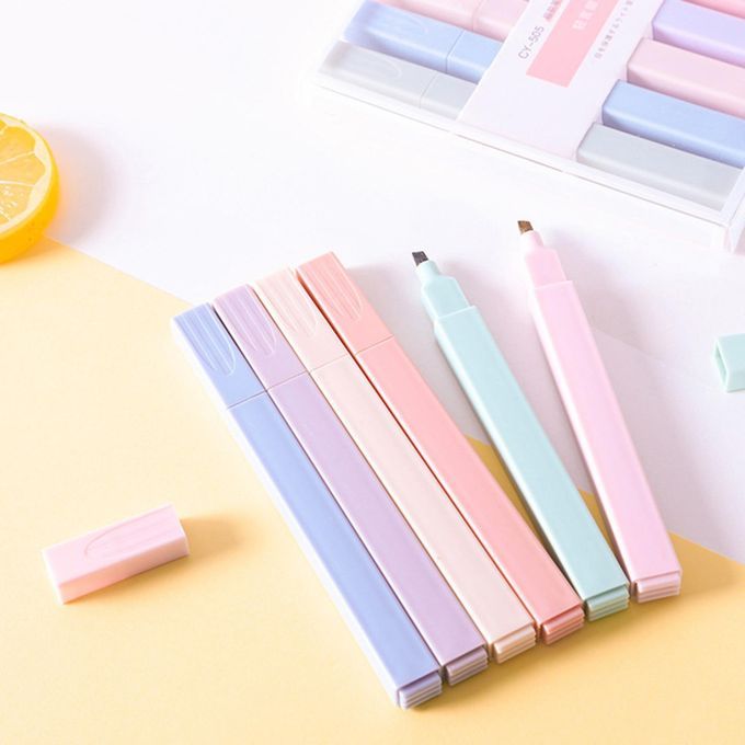 12pieces Soft Tip Highlighters Pens Set Marker Pens For Journal Girl