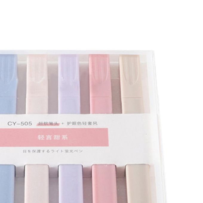 12pieces Soft Tip Highlighters Pens Set Marker Pens For Journal Girl