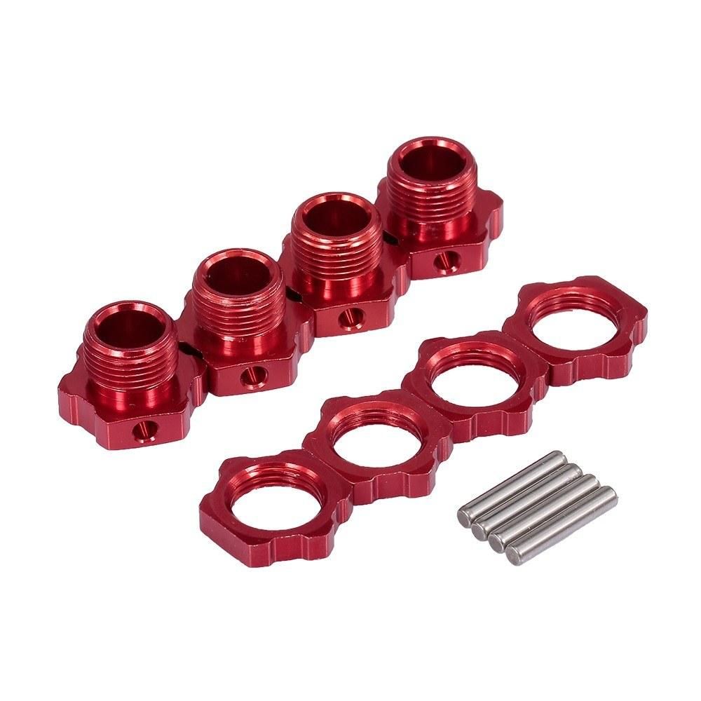 M17 17mm Aluminum Wheel Hex Hubs Adapter Nut with Pin for 1/8 RC Car Buggy Truggy Monster Truck Crawler HPI HSP Traxxas Losi Axial Kyosho Tamiya Redcat Himoto DF ZD Racing