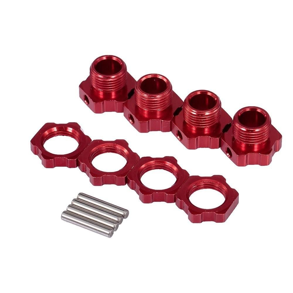 M17 17mm Aluminum Wheel Hex Hubs Adapter Nut with Pin for 1/8 RC Car Buggy Truggy Monster Truck Crawler HPI HSP Traxxas Losi Axial Kyosho Tamiya Redcat Himoto DF ZD Racing