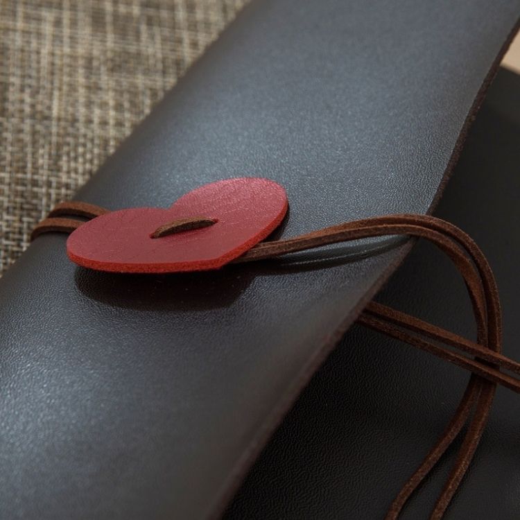 2 PCS Couple DIY Photo Album, Cover Color: Large Coffee