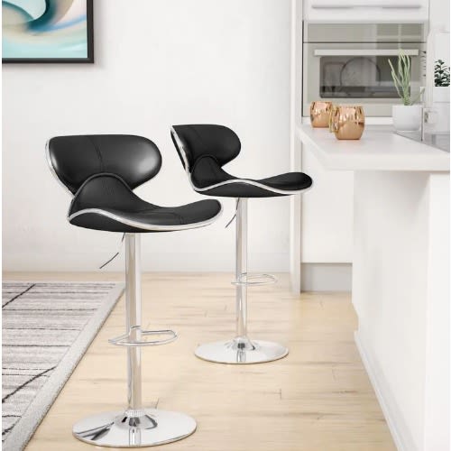 Adjustable Bar Stool -set Of 2