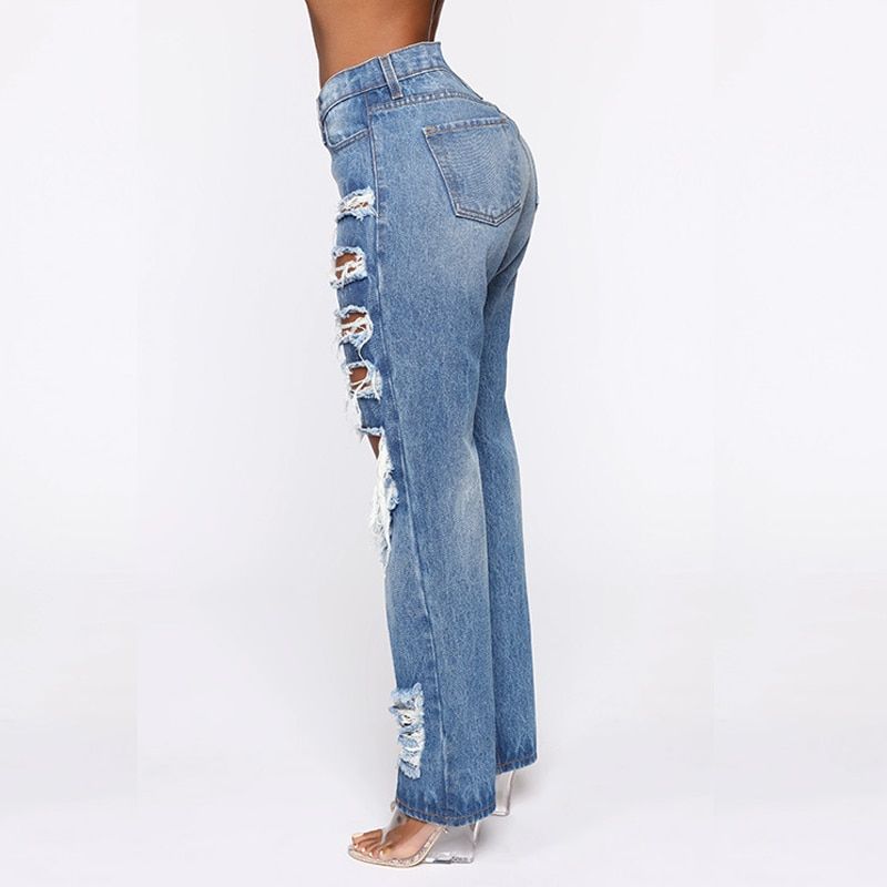 Pants Female Women's Jeans Large Size Boyfriend Jean Women Jeans Y2k Explosive