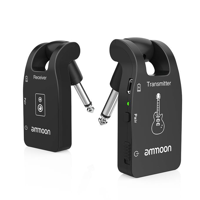Ammoon Wireless Guitar System 2.4G Rechargeable 6 Channels