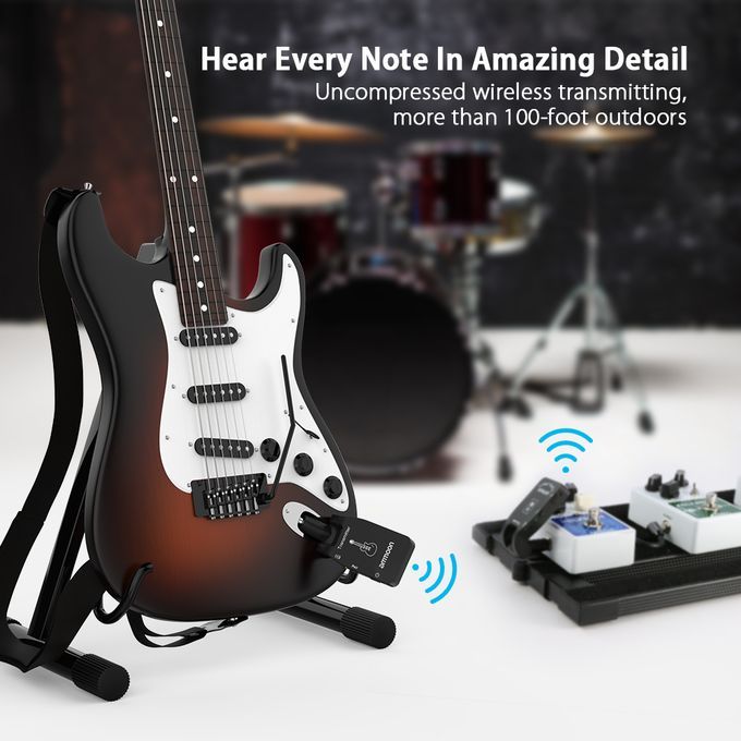 Ammoon Wireless Guitar System 2.4G Rechargeable 6 Channels
