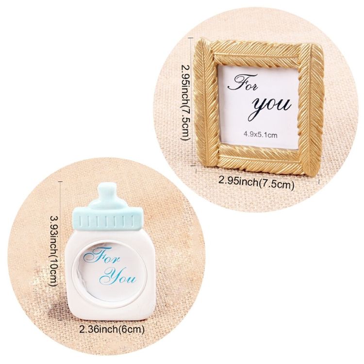 Baby Bottle Shape Plastic Photo Frame