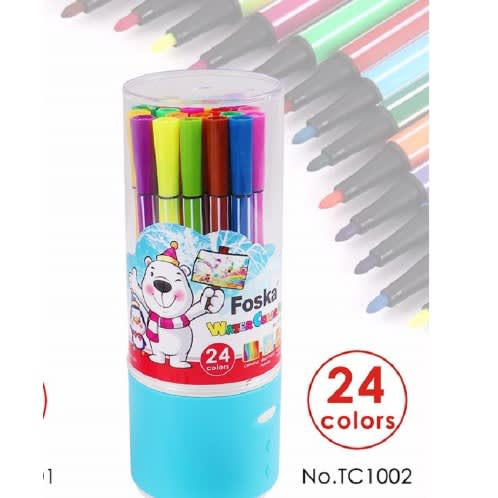 Washable Water Color Pens Set 0f 24