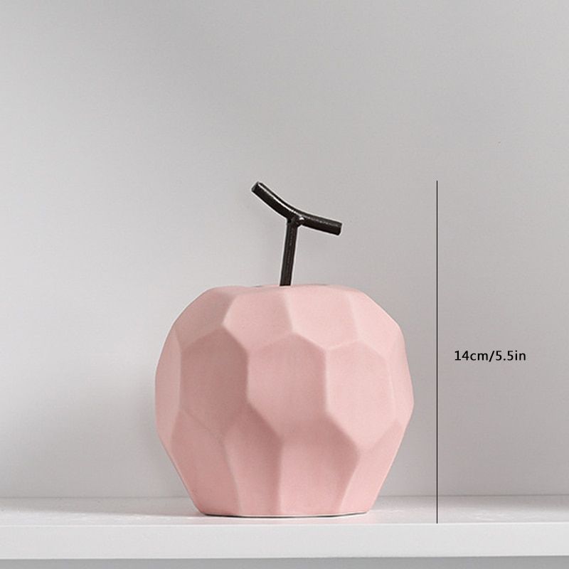 Decor Abstract Fruit Apple Pear Ornaments Height 14cm 5.5in