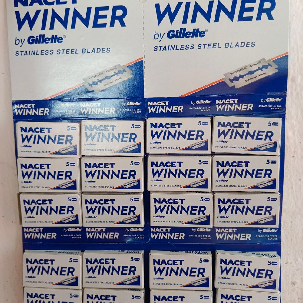 Gillette 100 NACET STAINLESS Double Edge Razor Blades