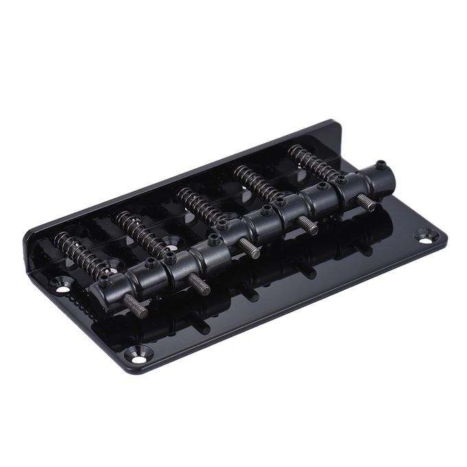 5-saddle Bridge Set For 5 String Electric Bass Guitar Part