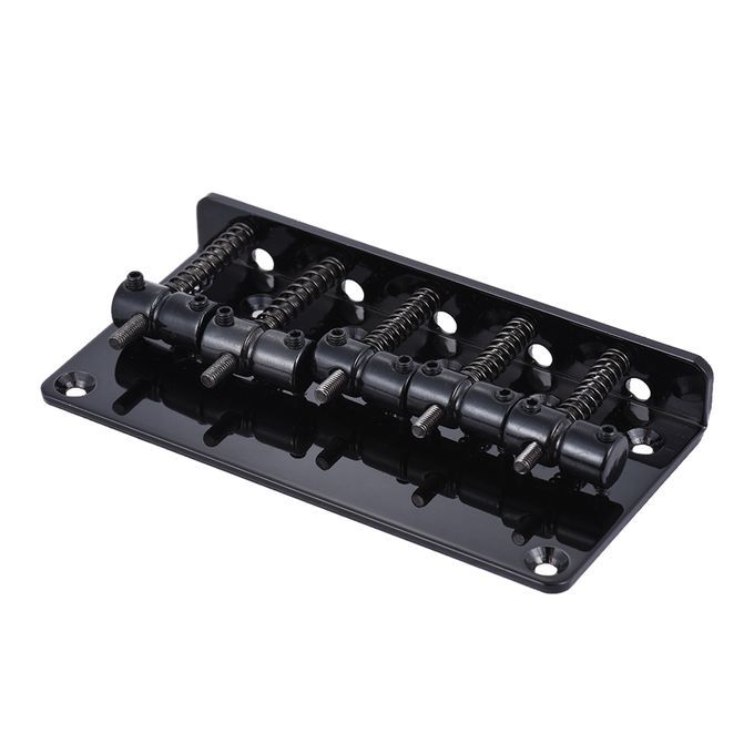 5-saddle Bridge Set For 5 String Electric Bass Guitar Part
