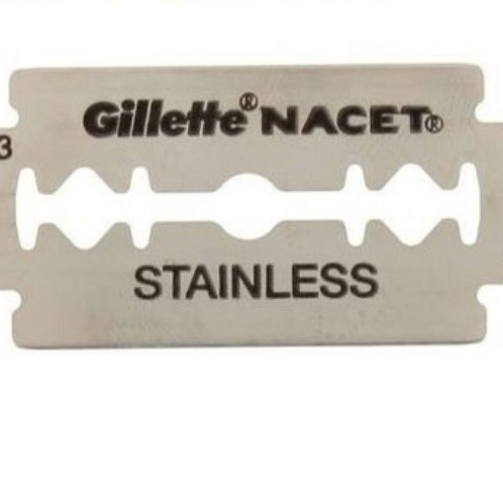 100 NACET STAINLESS Double Edge Razor Blades