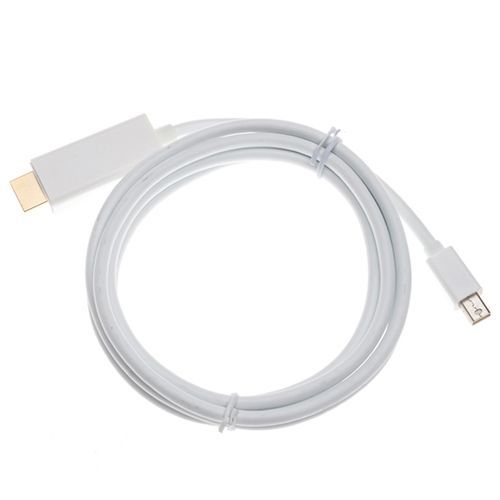1.8m Mini Displayport To HDMI Convertor Cables Adapter For MacBook, IMac(LG51) Lenovo Samsung Laptop, White