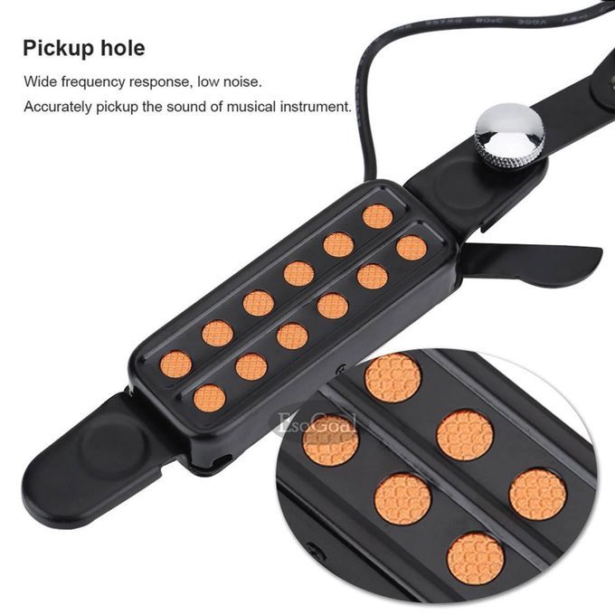 EsoGoal 12-hole Sound Hole Pickup Magnetic Transducer