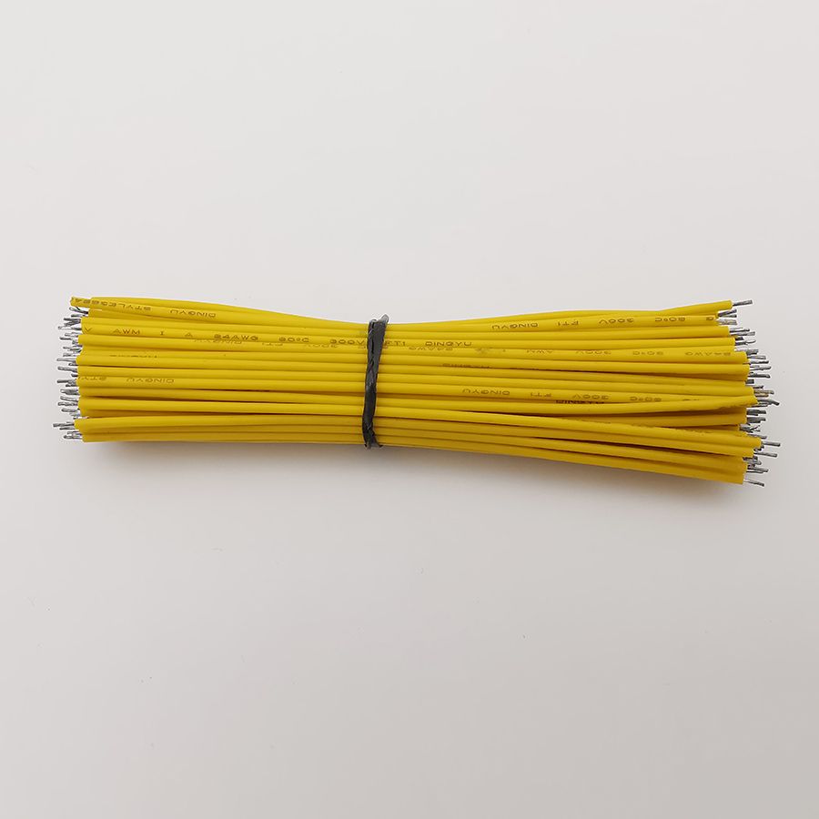 100PcsLot 24AWG Tin-Plated Wire Solder Cable Double-Head