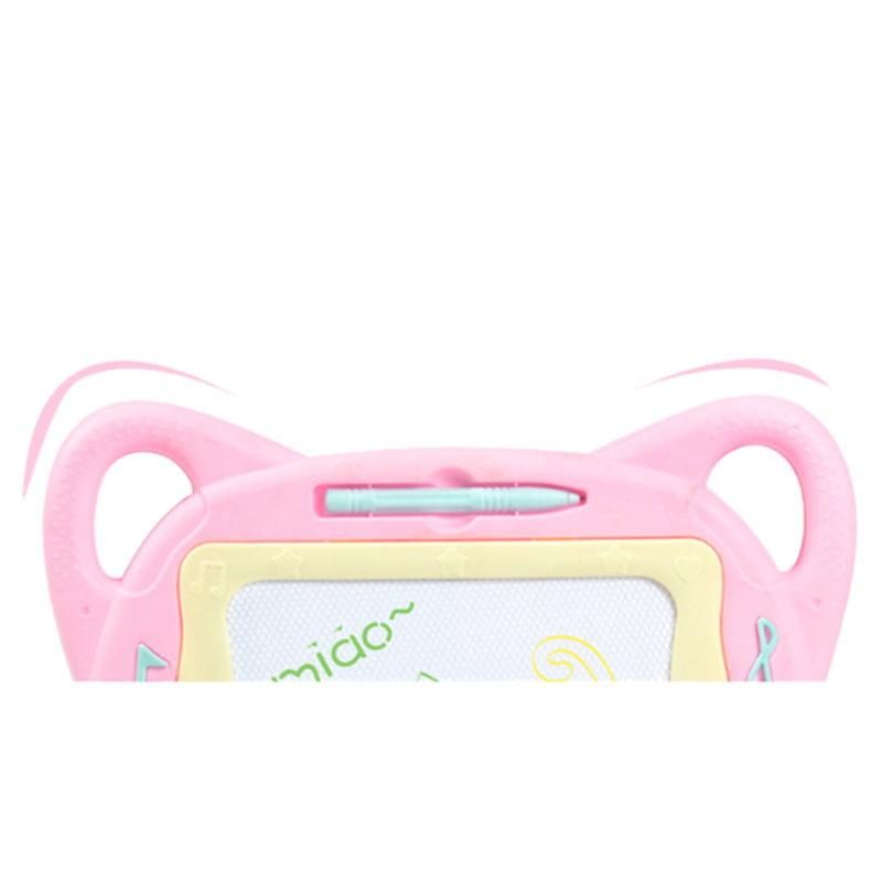 Children's Magnetic Drawing Board, Color Graffiti Board, Rewritable Sketch Pad, with Seal, Magnetic Pen, Children's Toddler Boy and Girl Toys, Writing and Painting,Pink